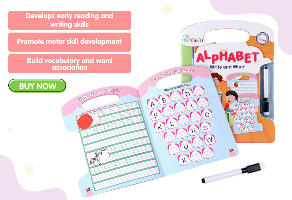 Write and Wipe Book Alphabets