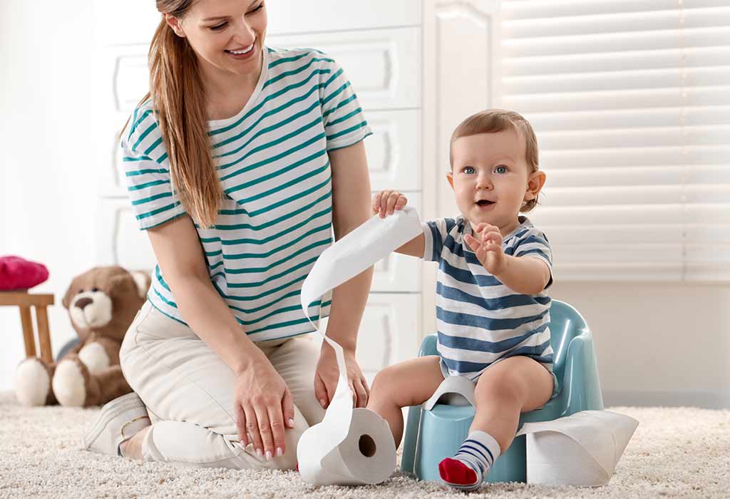 Toddler potty training