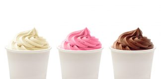 Colourful DIY Yoghurt Spin Art
