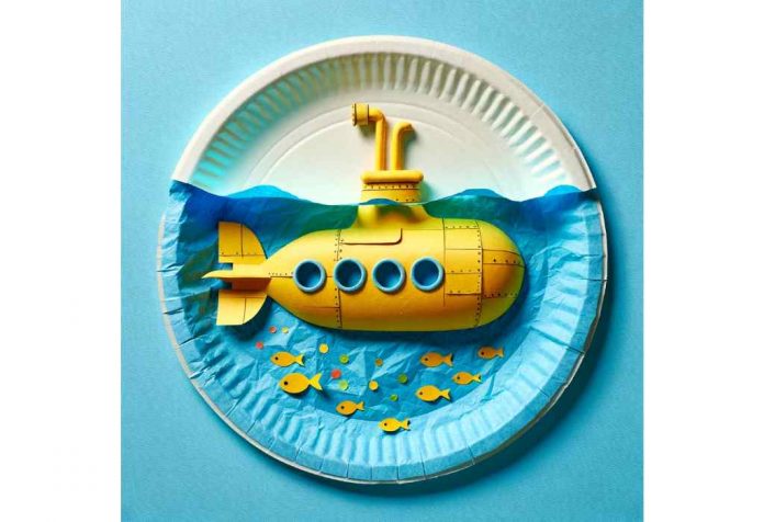 How To Make A Paper Plate Submarine