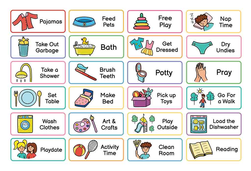 Chore chart for kids