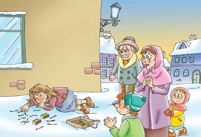 The Little Match Girl Story with Moral