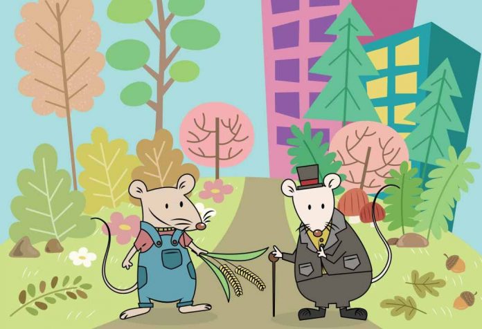 Twon Mouse and Country Mouse