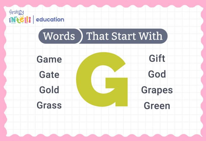 Words That Start With G