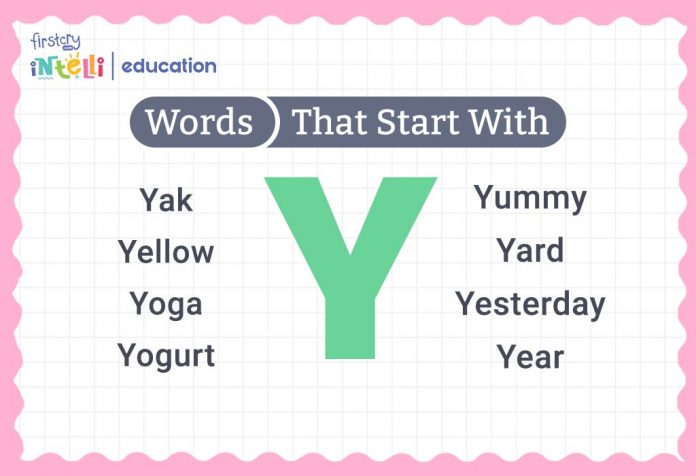 Words That Start With Y