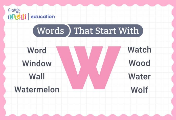Words That Start With W