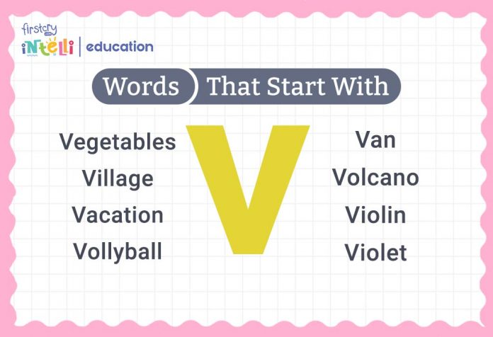 Words That Start With V