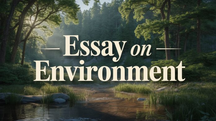 Essay on Environment