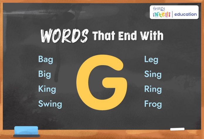 Words That End with G