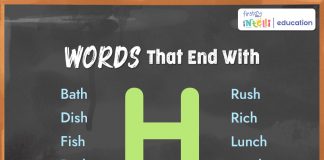 Words That End With H