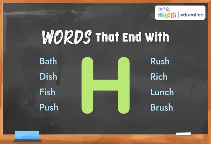 Words That End With H