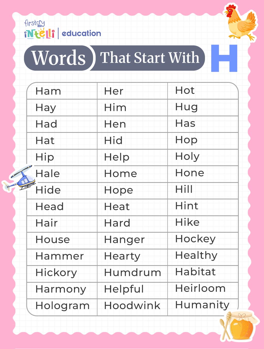 Letters That Start With H Letters That Start With H