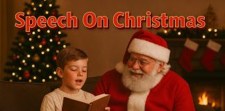 Speech On Christmas In English: Short and Long Speeches