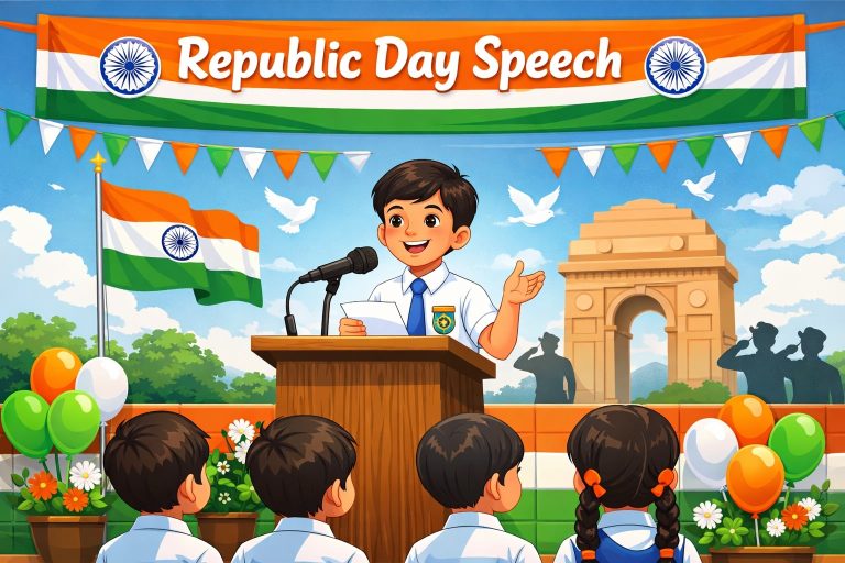 Republic Day Speech 2026 - 2 Minutes, Short and Long Speeches