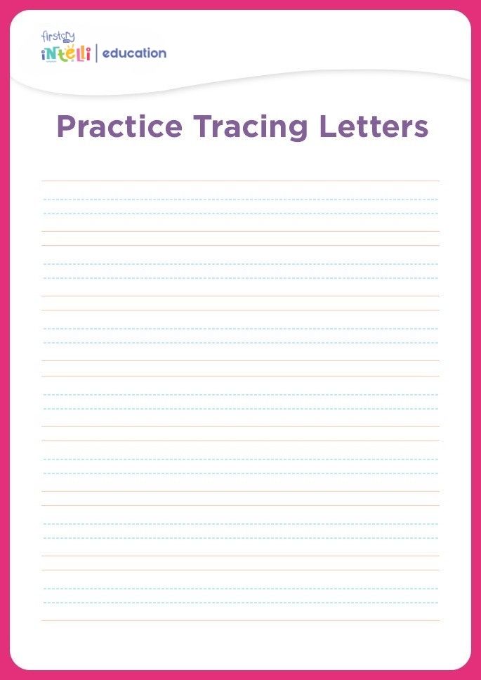 Practice Tracing Letters Practice Tracing Letters
