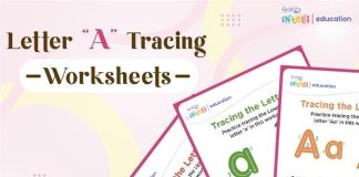 Letter A Tracing worksheets