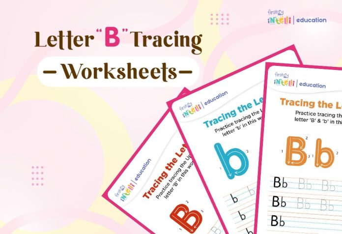 Letter B Tracing Worksheets