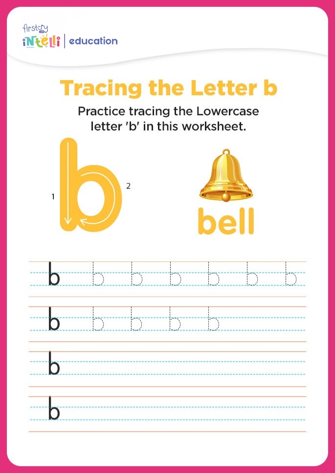 b for bell Tracing Worksheet