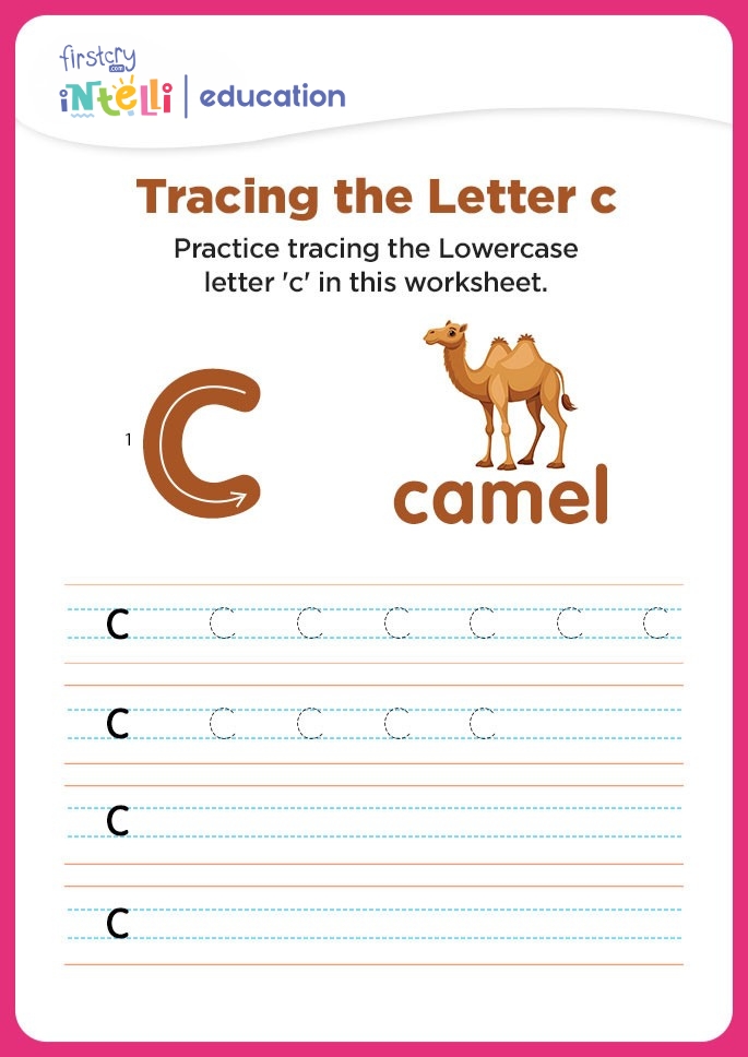 c for camel Tracing worksheet c for camel Tracing worksheet