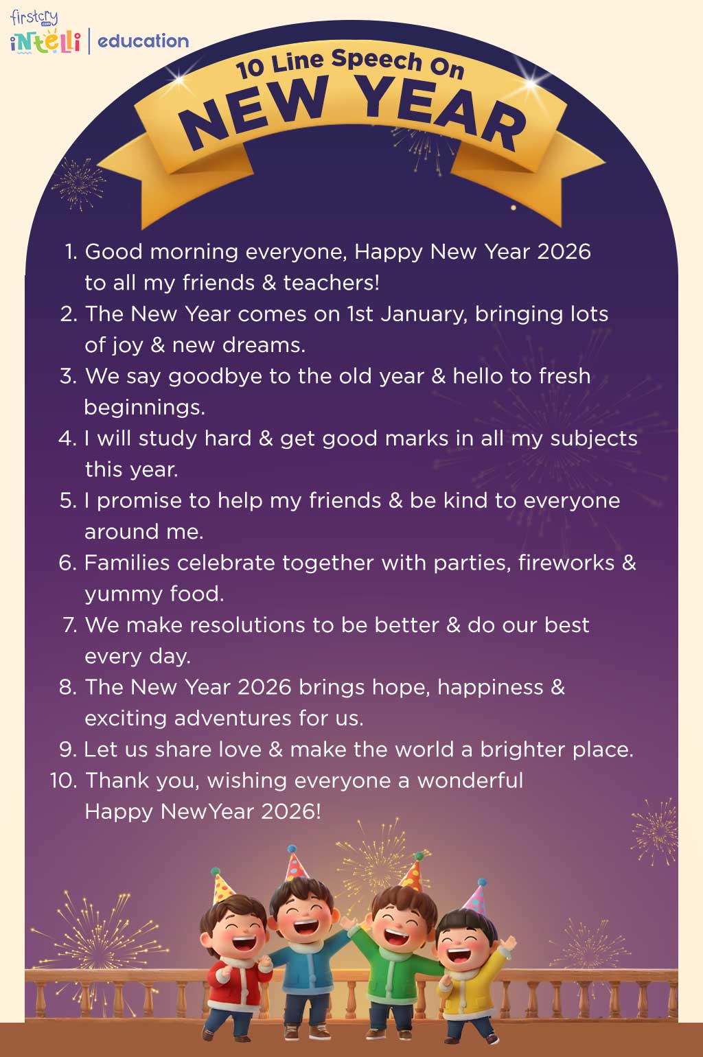 10 Line Speech On New Year 10 Line Speech On New Year