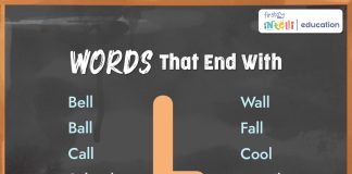 Words That End with L