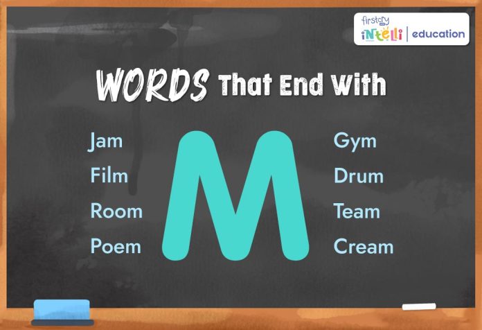Words That End With M