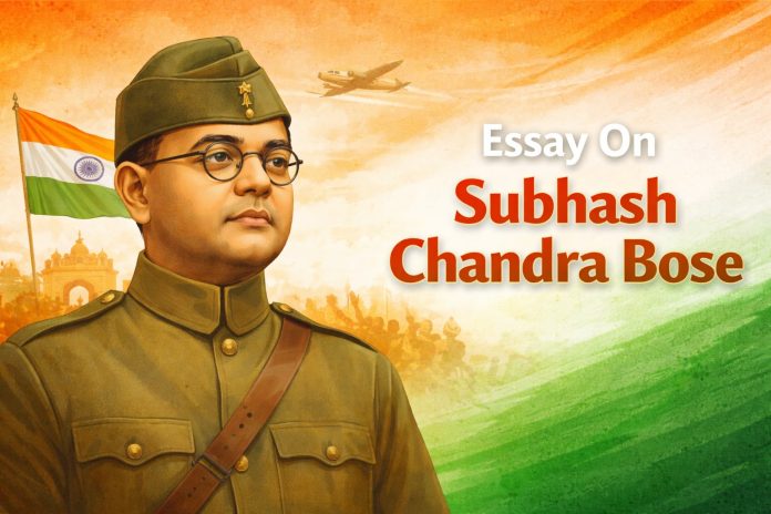 Essay On Subhash Chandra Bose For Students and Children