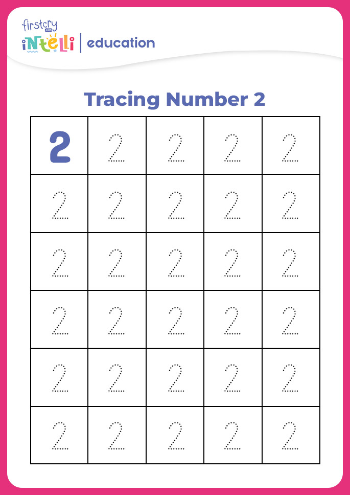 Number Tracing 2 Number Tracing 2