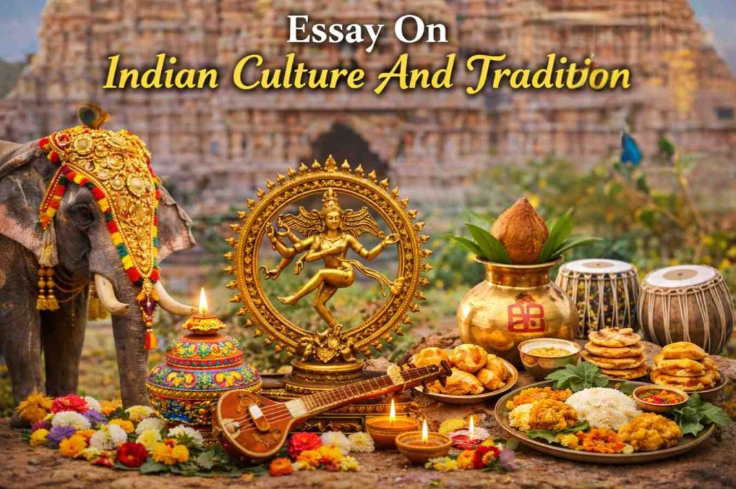Indian Example Essay On Indian Culture And Tradition - 10 Lines, Short and Long Essay