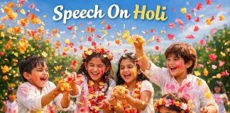 Speech On Holi - 10 Lines, Short and Long Speeches