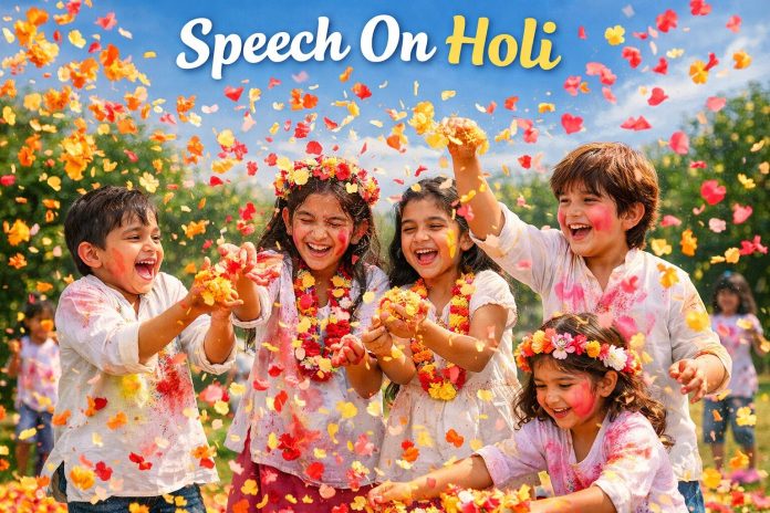 Speech On Holi - 10 Lines, Short and Long Speeches