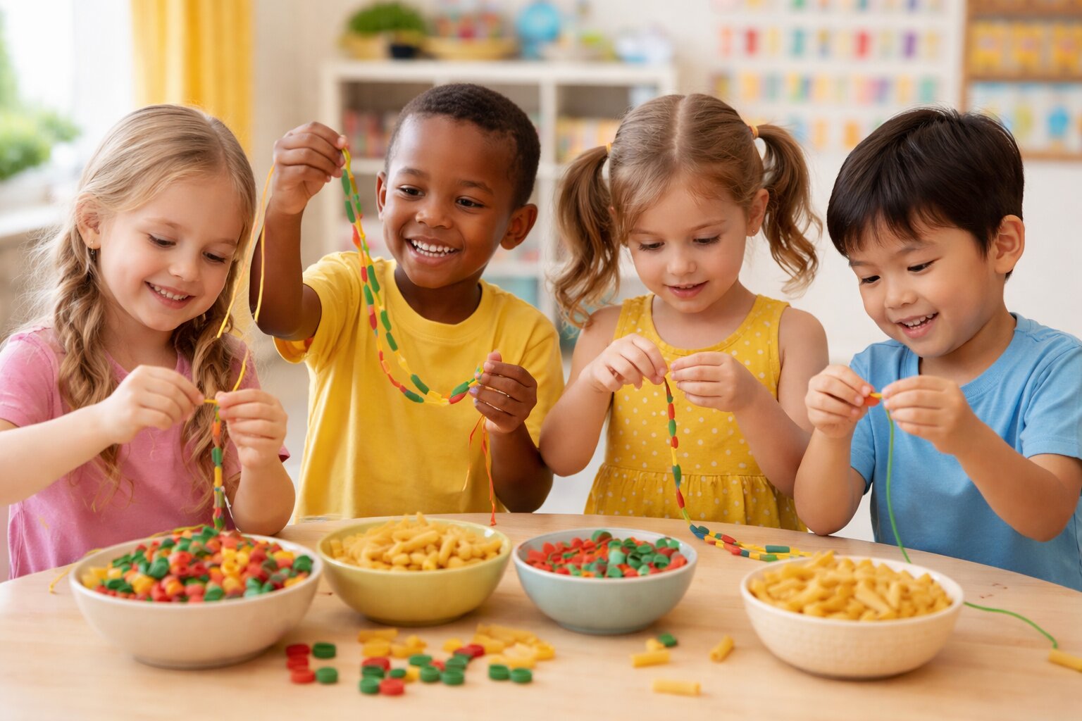 Pasta Necklace Thread