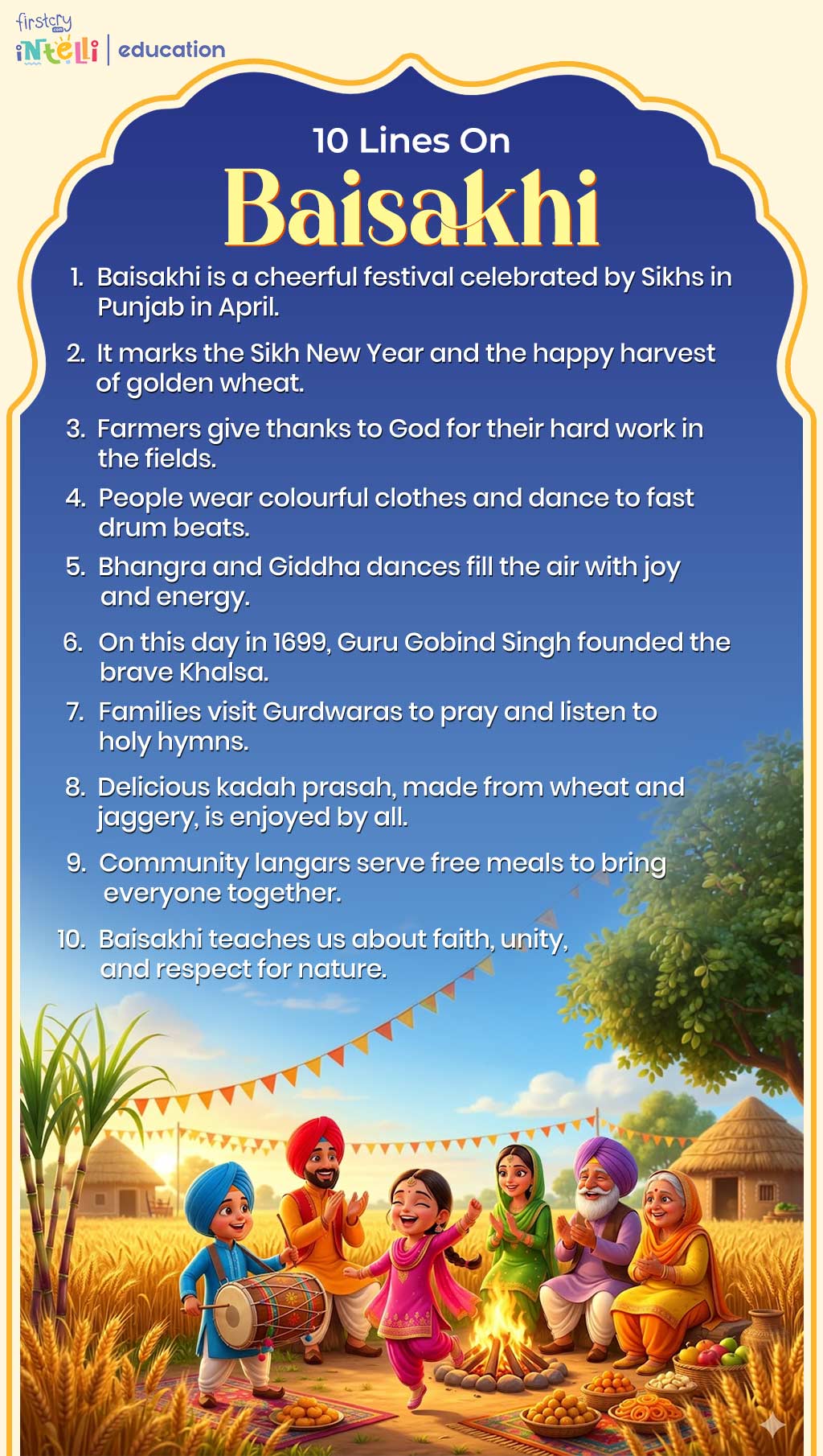 10 Lines on Baisakhi