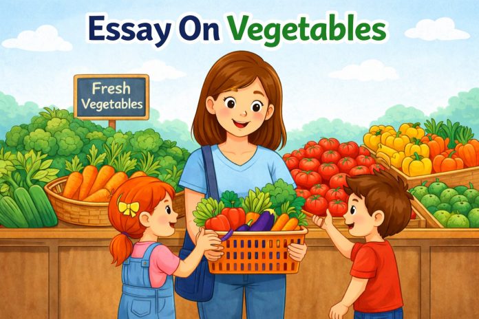 Essay On Vegetables - 10 Lines, Short, And Long Essay