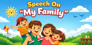 Speech On 'My Family' - 10 Lines, Short, And Long Speeches