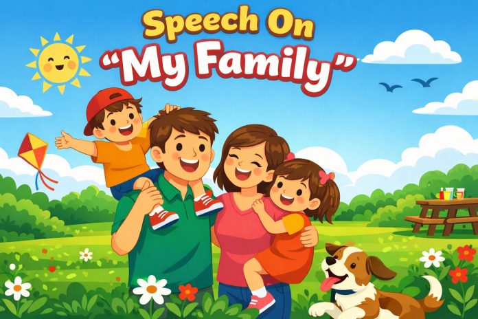 Speech On 'My Family' - 10 Lines, Short, And Long Speeches