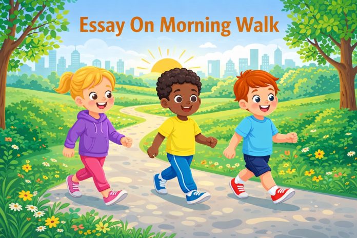 Essay On Morning Walk For Students And Children