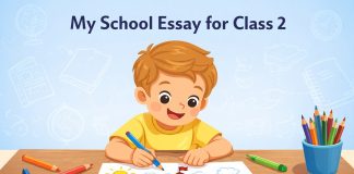 Essay on My school for Class 2