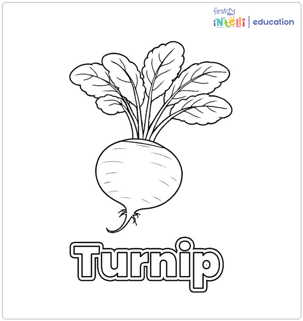 Turnip Coloring Page
