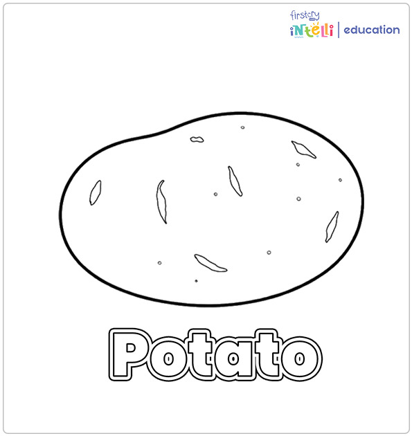 Potato Coloring Page