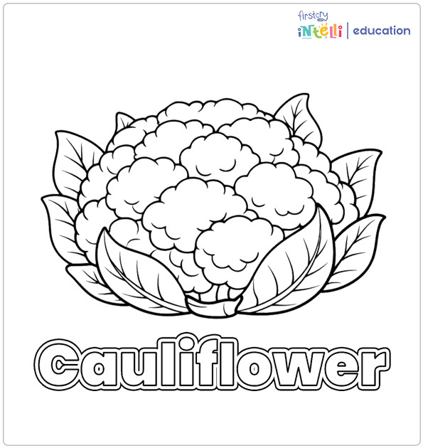 Cauliflower Coloring Page