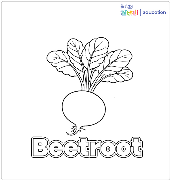 Beetroot Coloring Page
