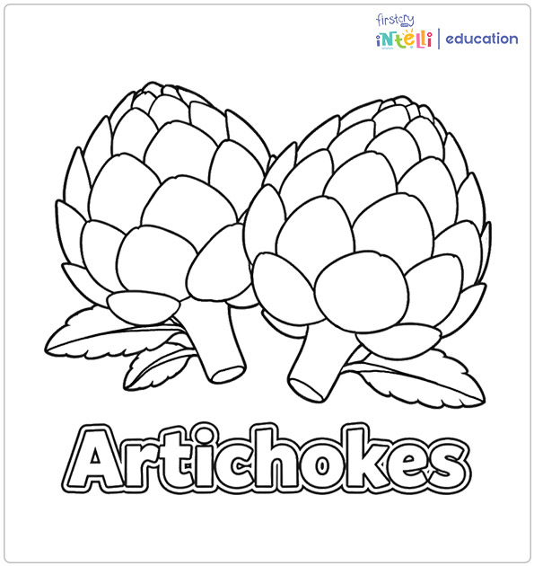 Artichokes Coloring Page