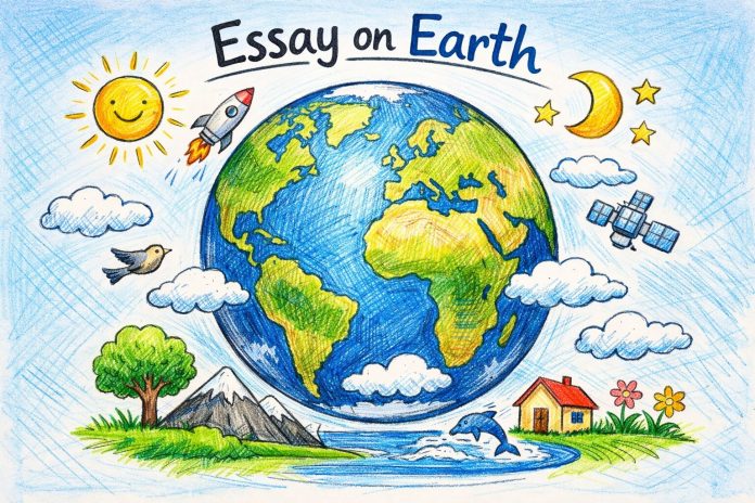 Essay On Earth - 10 Lines, Short And Long Essay