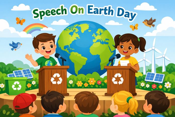 Speech On Earth Day - 10 Lines, 2 Minutes, And Long Speeches