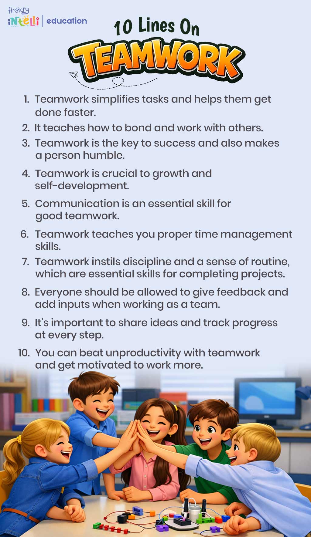10 Lines On Teamwork
