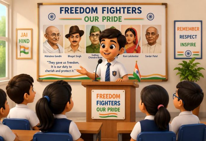 Speech On Freedom Fighters For Students And Children