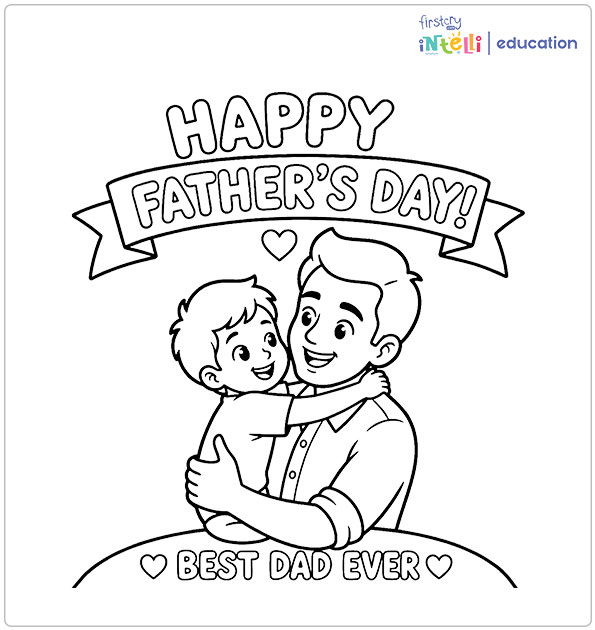 Happy Fathers Day Coloring Page Happy Fathers Day Coloring Page