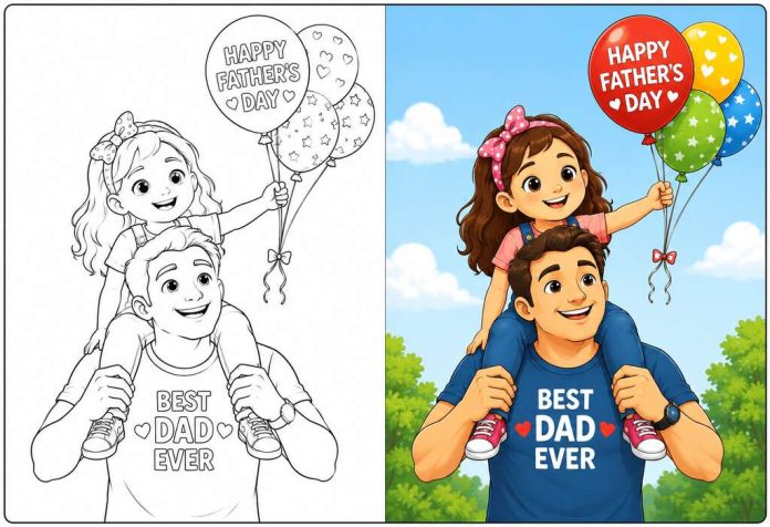 Fathers Day Coloring Pages