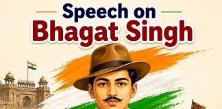 Speech on Bhagat Singh